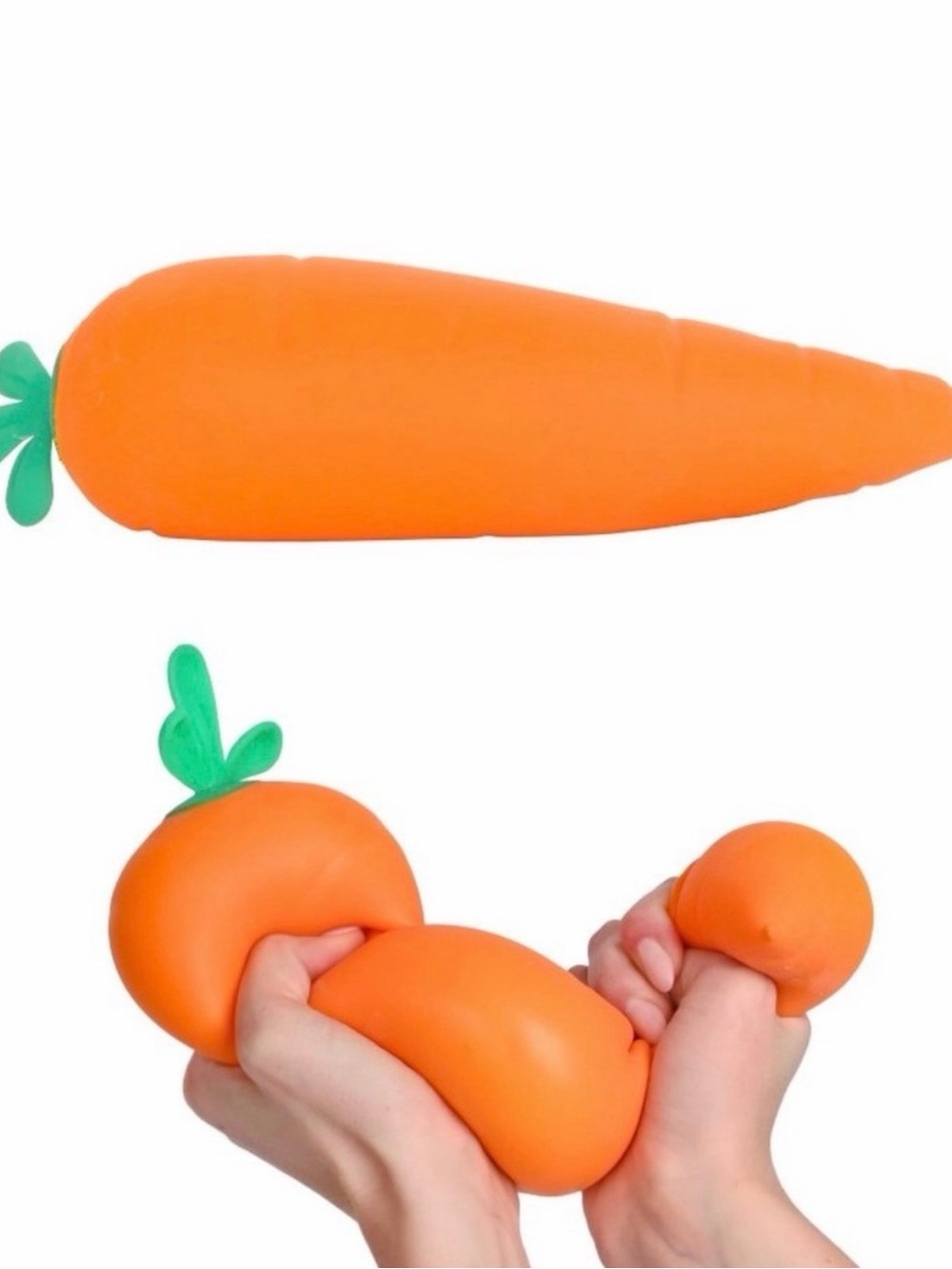 NWT Squeeezy Carrot Squishy